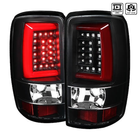 Spec-D Tuning 00-06 GMC Denali/Yukon LED Light Bar Tail Lights LT-DEN00JRLED-G2-TM